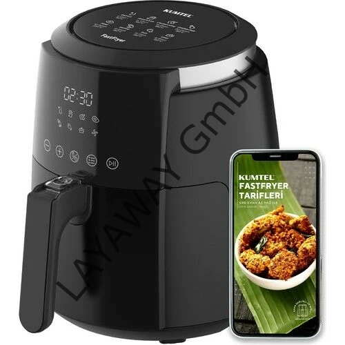 Kumtel Digital Fastfryer ( Yağsız Fritöz Airfryer )