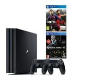 Sony PS4 Pro 1TB Konsol + 2. PS4 Kol + PS4 Pes 2021 (30  GÜN VADELİ FİYATI)