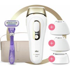 Braun Silk·expert Pro5 PL5347 Yeni Nesil Ipl 400.000 Atımlı Ipl 3 Başlıklı Tüy Alma Cihazı