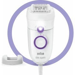 Braun Silk-Épil 5 5505 Kablolu Kuru Kullanım Epilatör, Smartlight, Daraltıcı Başlık