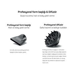 Arzum AR5004 Bellissima 2200W Professional AC Motor Saç Kurutma Makinesi