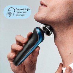 Braun Seri 6 B1000s Kablosuz Tıraş Makinası - SensoFlex - Easy Click Islak & Kuru