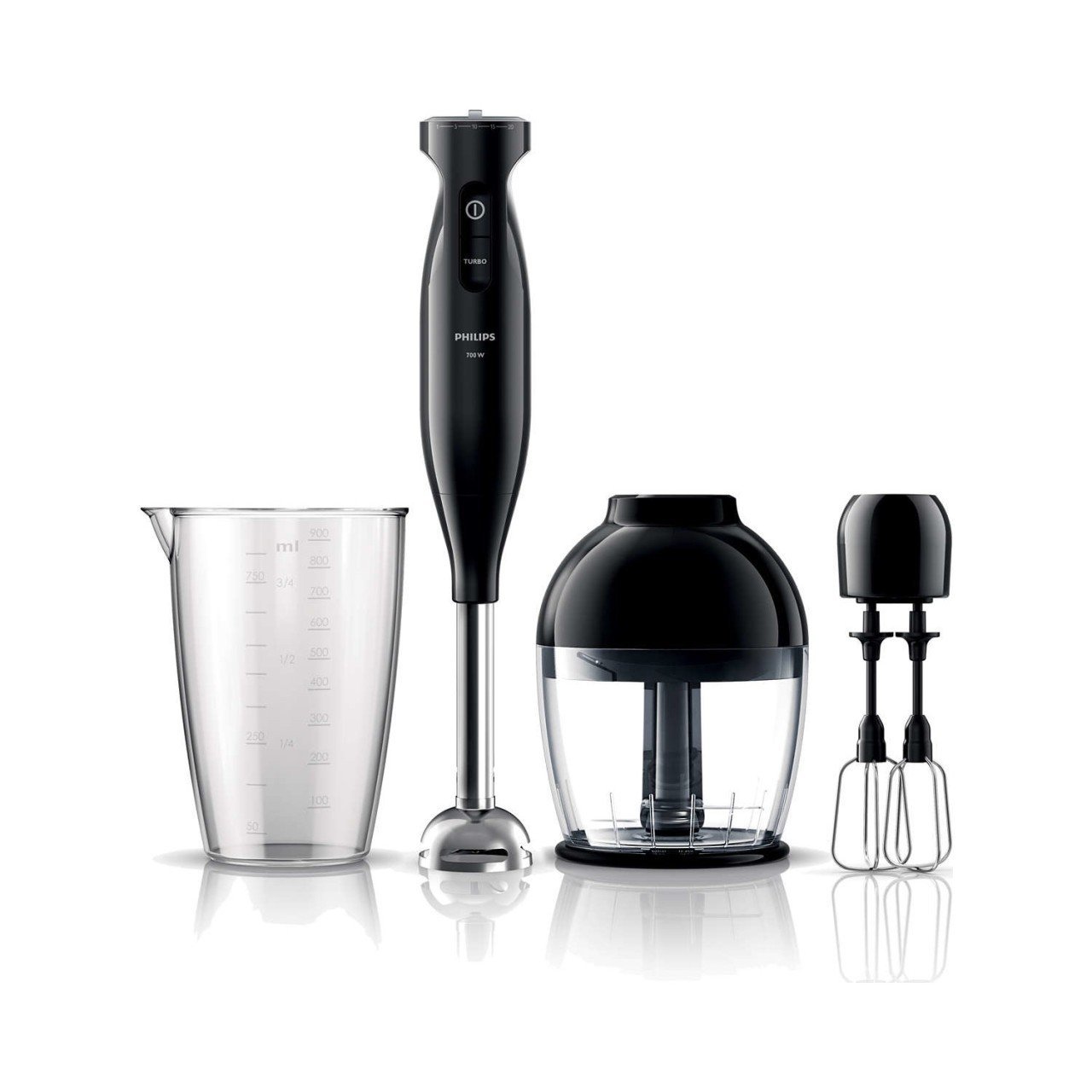 Philips Viva Collection HR1335/00 700 W El Blenderi Çift Mikser ve Ölçekli Sürahi ile