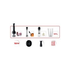 Philips Viva Collection HR1335/00 700 W El Blenderi Çift Mikser ve Ölçekli Sürahi ile